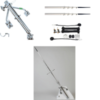 Lee's Jr Wishbone Outrigger Kit with 17ft Telescopic Poles - For 19ft to 23ft Boats