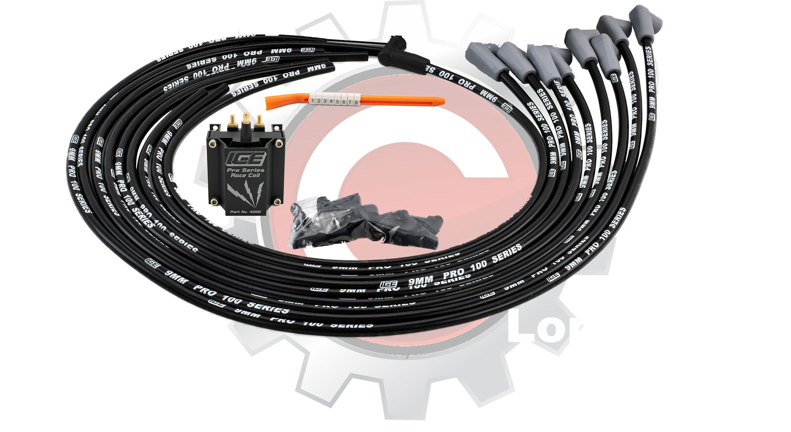 ICE Ignition PRO 100 9mm Spark Plug Leads For VN-VT Holden V8 – HEI Distributor & Coil – Choose Your Lead Color! (9HOL807)