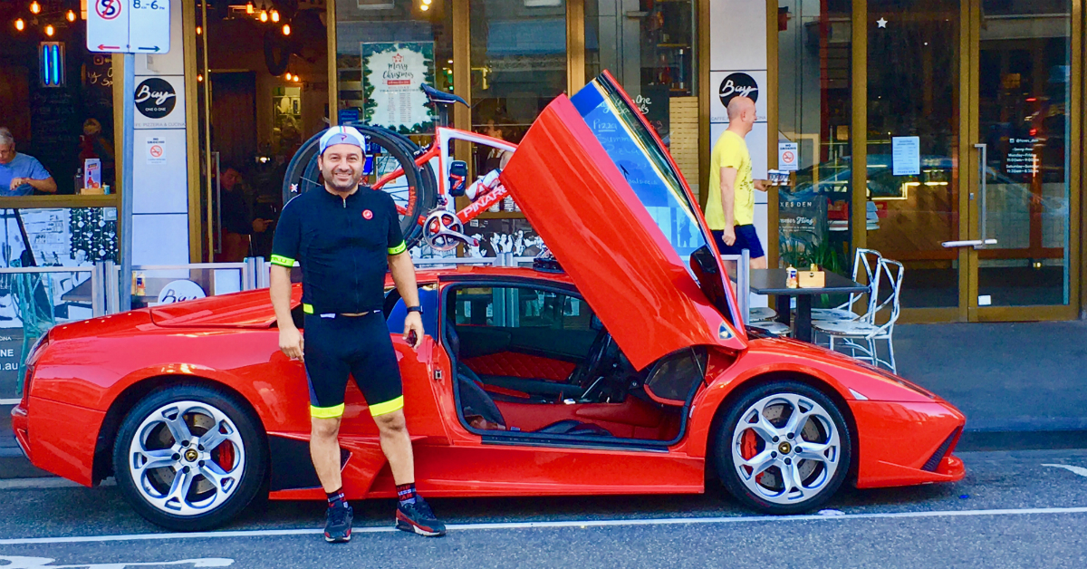 lamborghini bike rack
