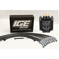 Pro 100 9mm Leads & ICE 4200 Coil Kit; VN-VT Holden, STD Dist, HEI Coil