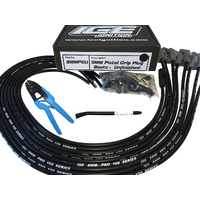 Pro 100 9mm Leads & Crimpers Kit; DIY V8 Universal, HEI, 30 Deg Boots