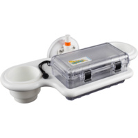 2-Cup Holder with Large Dry Box 