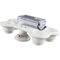 4-Cup Holder with Large Dry Box