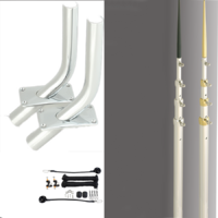 Lee's Flush Mount Skiff Outrigger Kit - For 19 to 23 ft Boats