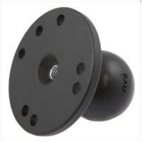 RAM 2.5" Round Base (AMPs Hole Pattern), 1.5" Ball with 5/16"-18 thread