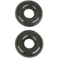 Lee's Glass Rings - Black Glass