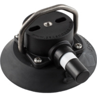 114mm SeaSucker Black Vacuum Mount with Stainless Steel D-Ring