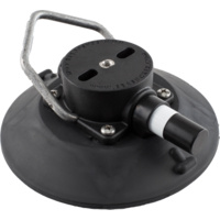 152mm SeaSucker Black Vacuum Mount with Stainless Steel Handle