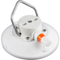 152mm SeaSucker White Vacuum Mount with Stainless Steel Pointed Handle