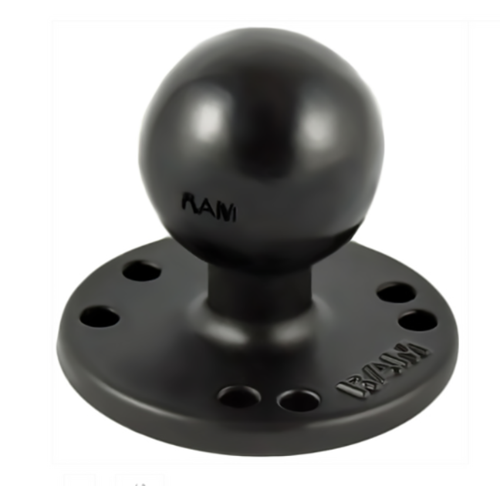 RAM 2.5" Round Base (AMPs Hole Pattern), 1.5" Ball