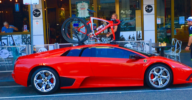 SeaSucker Mini Bomber on Lamborghini Murcielago